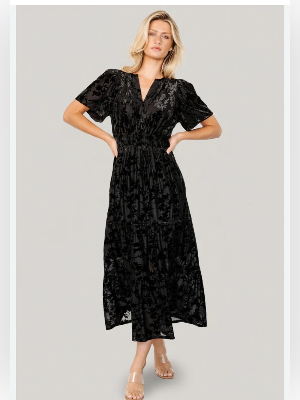 BALTIC BORN Bronwyn Velvet Dress SIZE M NWT